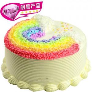 【细细温柔】彩虹蛋糕