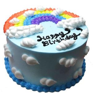 【缠绵的雨】彩虹蛋糕